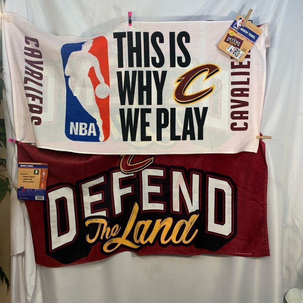 1 NWT Cleveland Cavaliers NBA Basketball Bench Towel